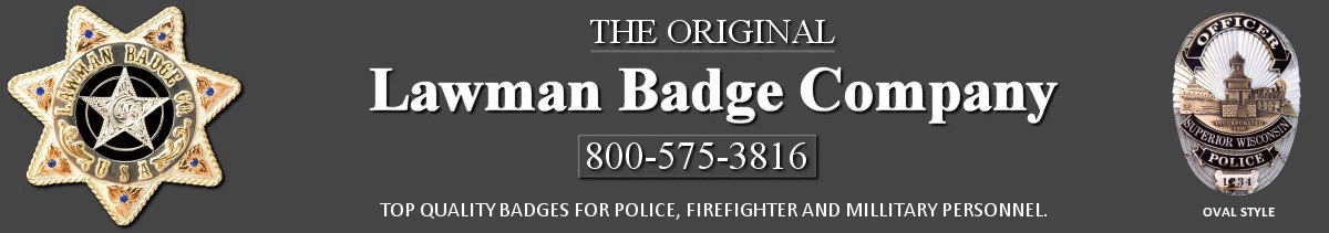 Police Badges from Lawman Badge Company